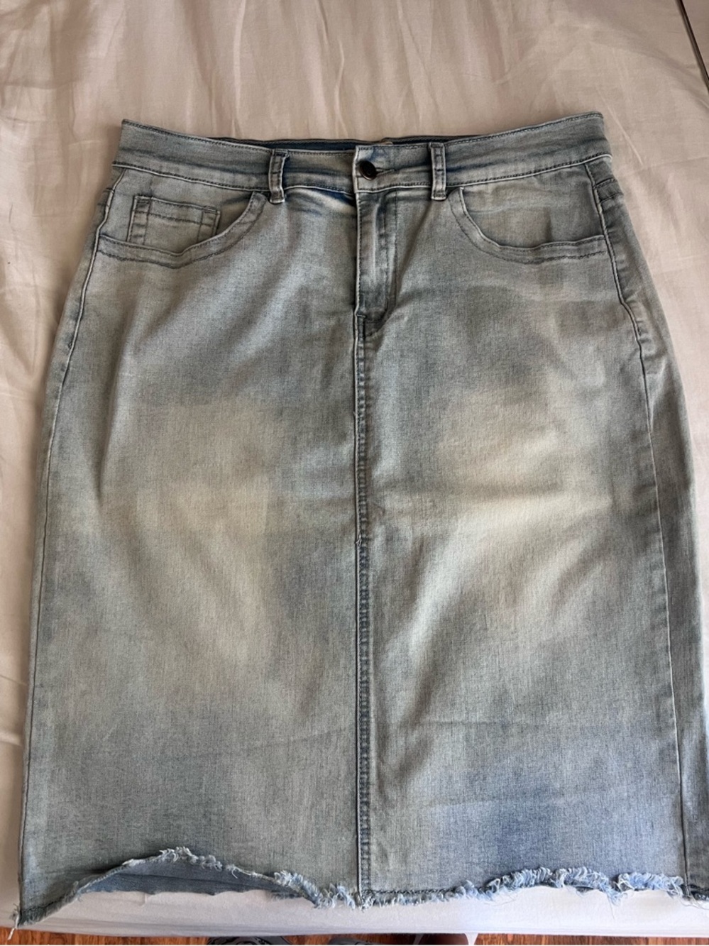 The Main Street Exchange denim skirt